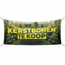 Christmas trees for sale banner