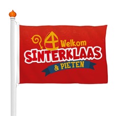 Welcome Sinterklaas flag