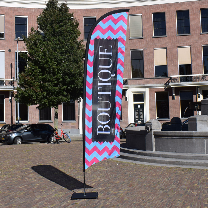 Beach flag Straight Aluminum XL