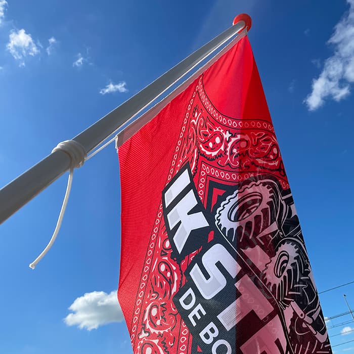 Farmer's handkerchief flag
